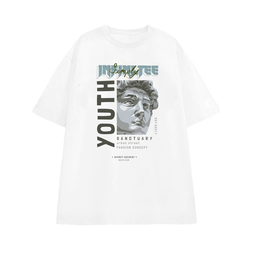 Áo thun INFINITEE Fni0110, Thun 100% Cotton - form rộng Unisex.