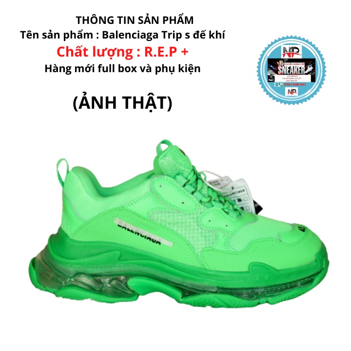 GIAY TH THAO SNEAKER NAM N BALENCIAGA TRIPLE S KHI Shopee Vi t Nam