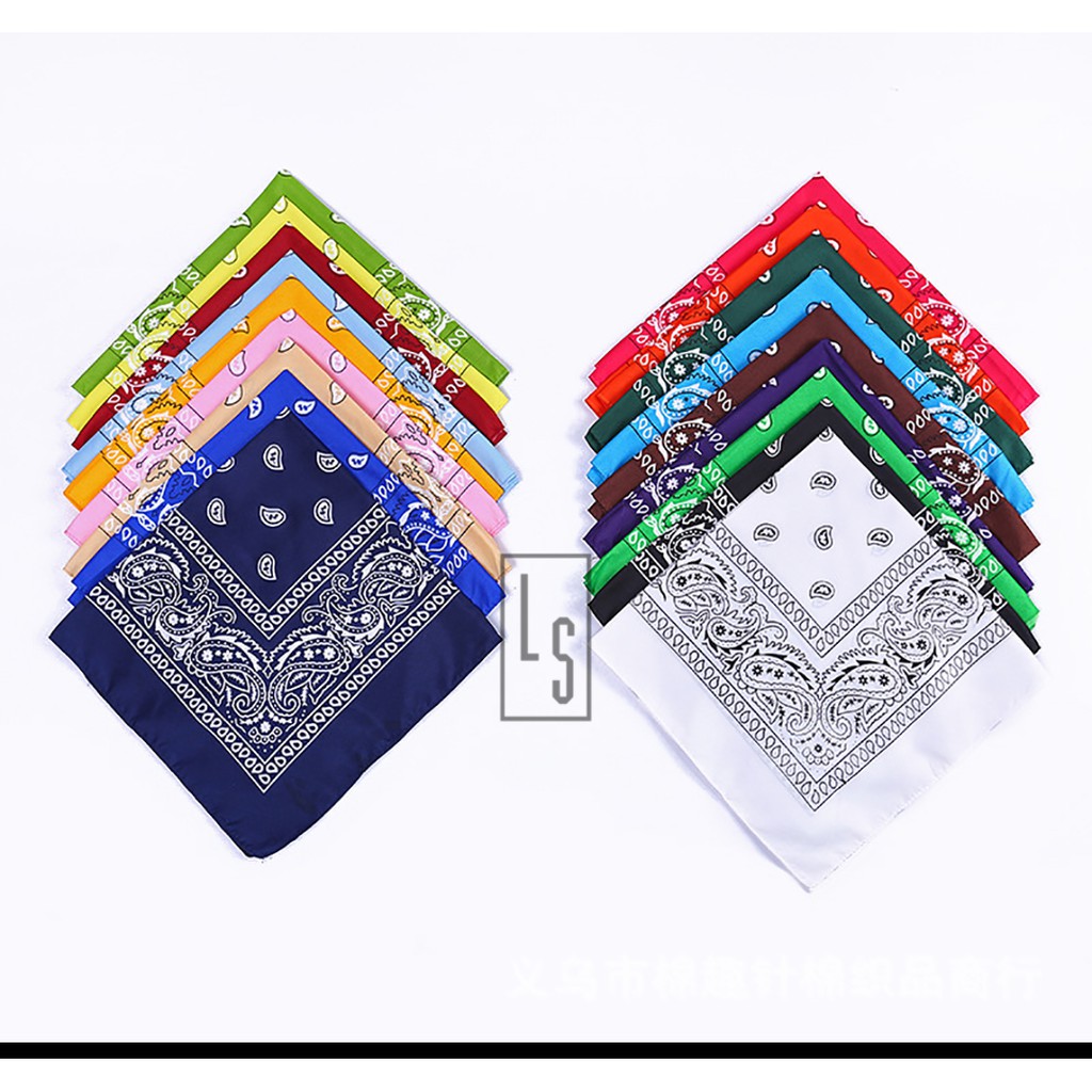 Khăn BANDANA Streetwear Đa Năng Khăn Choàng Bandana HipHop | Shopee ...