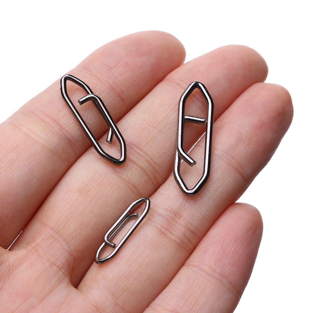 METUBE 50 Chiếc Câu Cá Treo Snap Thép Không Gỉ Bền Nóng Di Động Kết Nối