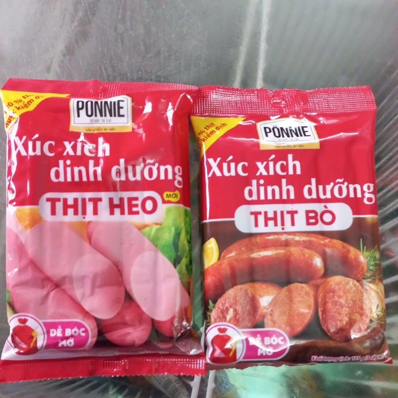 Xúc Xích Dinh Dưỡng Thịt Heo Ponnie Gói 95g Shopee Việt Nam 4332