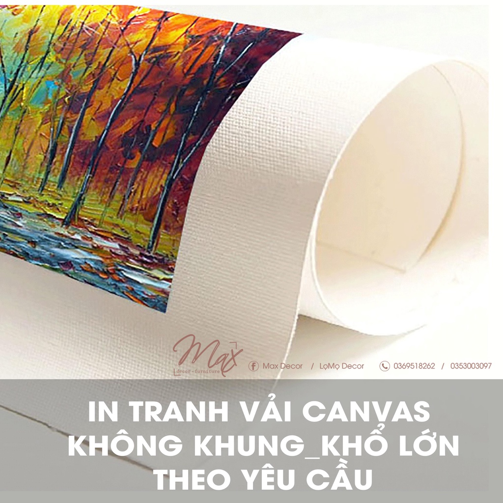 In Tranh Canvas KhỔ LỚn KhÔng Khung Theo YÊu CẦu Shopee Việt Nam