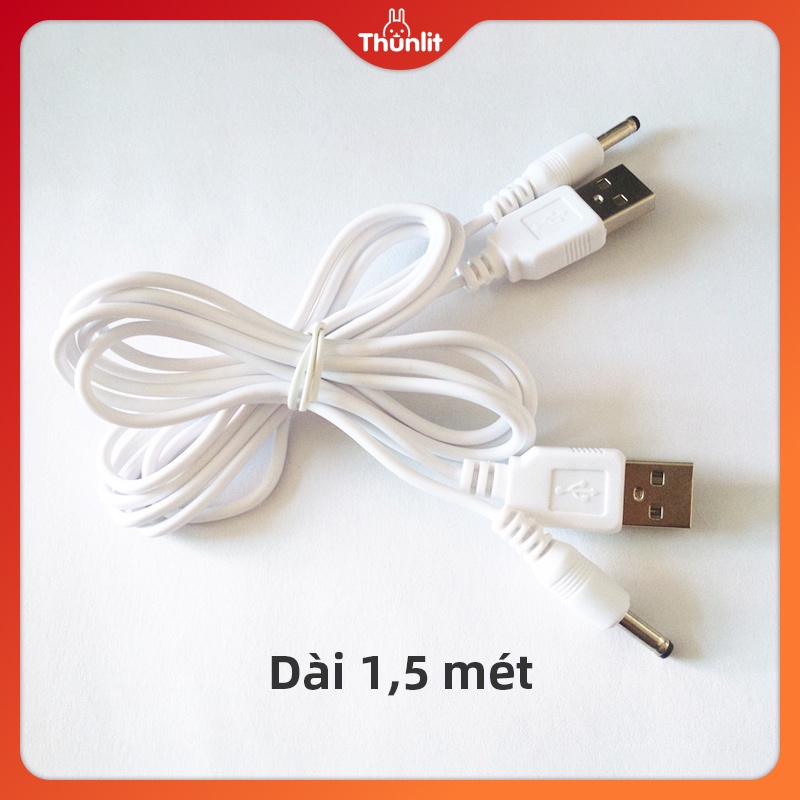 Ảnh Cáp sạc Thunlit dài 1.5m USB DC 3.5mm cho đèn/ máy tạo độ ẩm 4