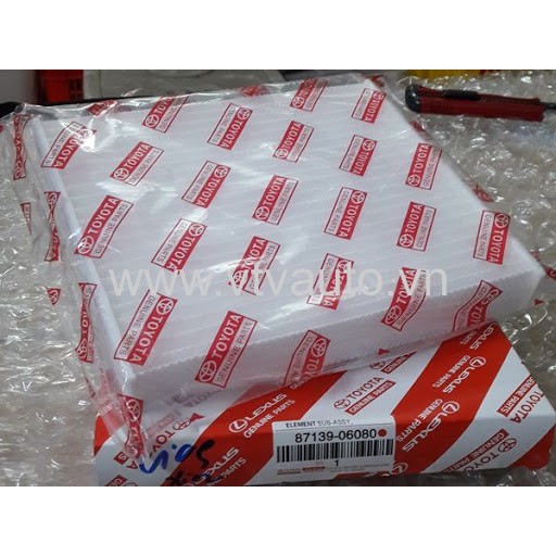 Lọc gió điều hoà xe Toyota Vios ,Camry , Altis, OEM : 87139 06080