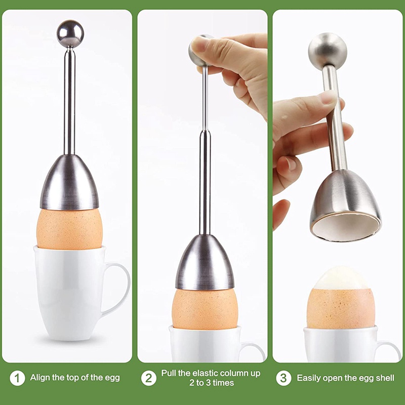 Dụng cụ cắt trứng, Máy thái trứng Dụng cụ mở trứng nhà bếp Dụng cụ bẻ trứng Máy tách vỏ trứng cho trứng luộc mềm cứng