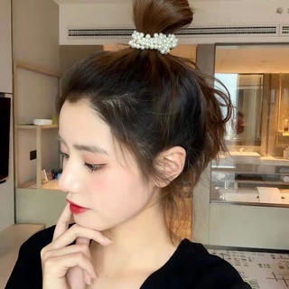 Dây Cột Tóc Đính Hạt Ngọc Trai Phong Cách Hàn Quốc Thời Trang