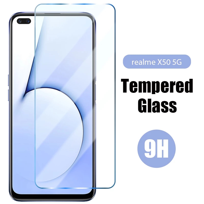 Dành Cho Realme X50 X50m X50 Pro X3 SuperZoom 5G 9H 2.5D Kính Cường Lực Bảo Vệ Màn Hình Phim Bảo Vệ