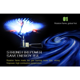 BRS-3000T Titanium- Bếp cá nhân siêu nhẹ dã ngoại, leo núi