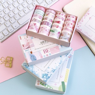 Băng keo giấy washi tape phong cảnh vintage set 20 cuộn bullet journal trang trí sổ tay retro cổ điển TIMO WS12