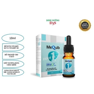 MeQuib 1- Bổ sung vitamin D3 và vitamin K2