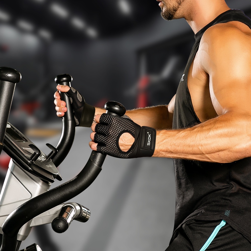 Mô tả Găng Tay Tập Gym Chính Hãng Cleacco – Boro Sport | Mẫu Mới 2025 | Chống Trượt – Quấn Cổ Tay – Thoáng Khí – Êm Tay - 4