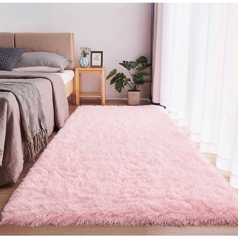 Thảm lông trải sàn - Thảm lông loang lót sàn 80cm x 160cm