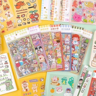 Sticker 6 tấm trong suốt