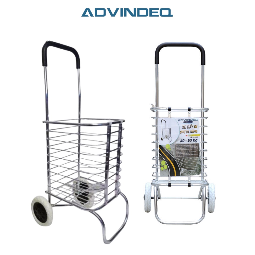 Xe kéo đi chợ ADVINDEQ TL-90C nhập khẩu, tiện lợi khi leo cầu thang bảo hàng chính hãng 12 tháng toàn quốc