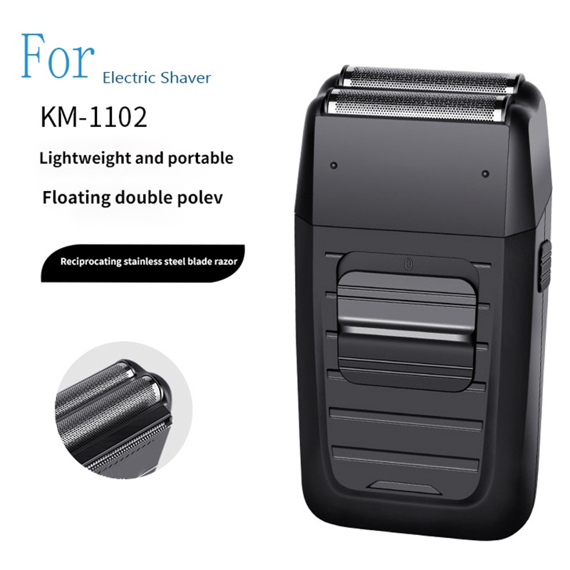 (Hàng Mới Về) 1 Bộ Lưỡi Dao Cạo Râu Kemei Km-1102 Cho Tông Đơ Điện