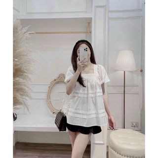 ÁO BẦU CỘC TAY CỔ VUÔNG XINH 💥RẺ VÔ ĐỊCH💥