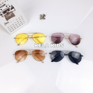 Kính Râm Thời Trang Trẻ Em Cho Bé 3-10 Tuổi Gọng Kim Loại Cao Cấp Chống UV Phong Cách Hàn Quốc
