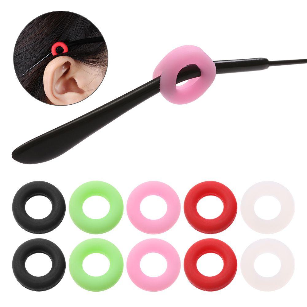 HOBBYIN Kính Tròn Móc Tai Chống Trơn Trượt Ngoài Trời Móc Cầm Kính Mắt Tay Cầm Silicon