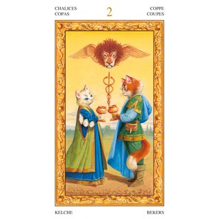 Bộ Bài Tarot of White Cats (Mystic House Tarot Shop) - Bài Gốc Authentic Chính Hãng 100%