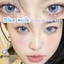 Cặp kính áp tròng màu tím hồng xinh xắn đường kính 14-14.5mm
