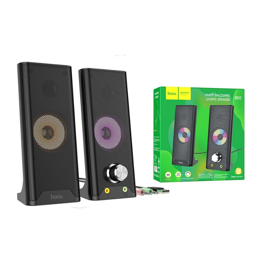 Bộ loa máy tính Hoco DS32 led nhiều màu nhỏ gọn Chính hãng | Shopee ...