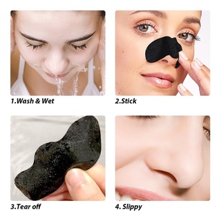 Set 10 Miếng Dán Mũi Lột Mụn Đầu Đen Làm Sạch Sâu Se Khít Lỗ Chân Lông