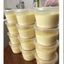 Hủ nhựa làm bánh flan caramen, rau câu, sữa chua, đựng slime (hộp flan có nắp)