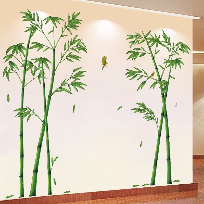 Decal dán Tường mẫu Tre Trúc ( kèm kích thước) | Shopee Việt Nam