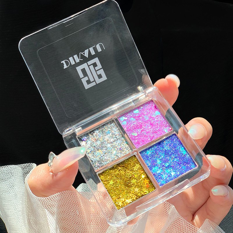 Bảng Phấn Mắt 4 Ô Lấp Lánh Dikalu Twinkle Eyeshadow Palette - TC1976