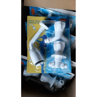 Bộ van 3 trong 1 WATERTEC màu trắng WT012L nhựa ABS/PP/POM Malaysia
