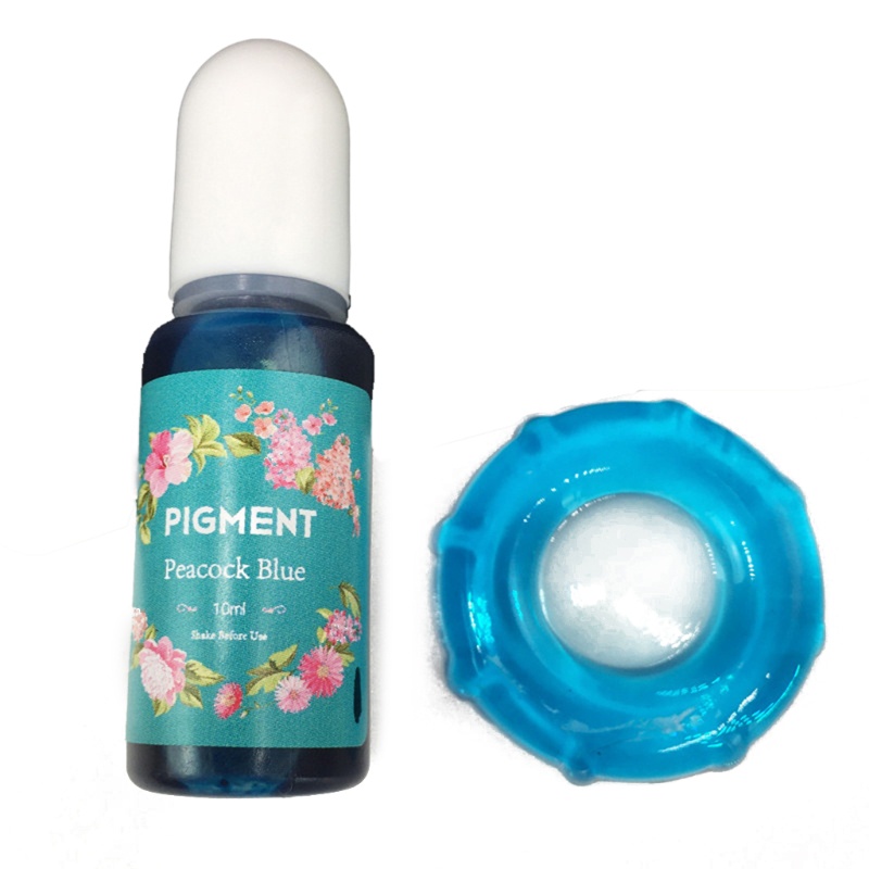 Flgo 5ml Sơn nghệ thuật tô màu đậm đặc cao Pha lê Epoxy Pigment UV Resin Dye Ink Diffusion Ink Liquid