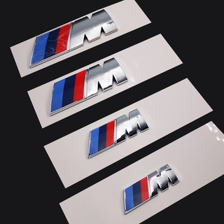 Nhãn Dán Xe BMW M Logo Power Sport E90 M3 M5 M7 Tự Động Lưới Tản Nhiệt Trước Biểu Tượng Phụ Kiện ABS Chất Liệu Xe Hơi