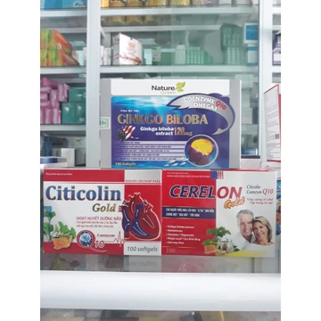 Bổ não GINKGO BILOBA with coenzyme Q10 & Omega3