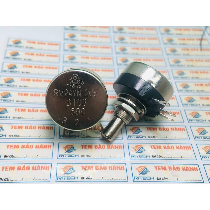 10 Pz RV24YN 20S 100-1M Ohm Potenziometro B502 Filettatura Singolo Giro - Foto 9