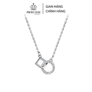 Dây Chuyền Bac Ta Vuông Tròn - Minh Canh Jewelry