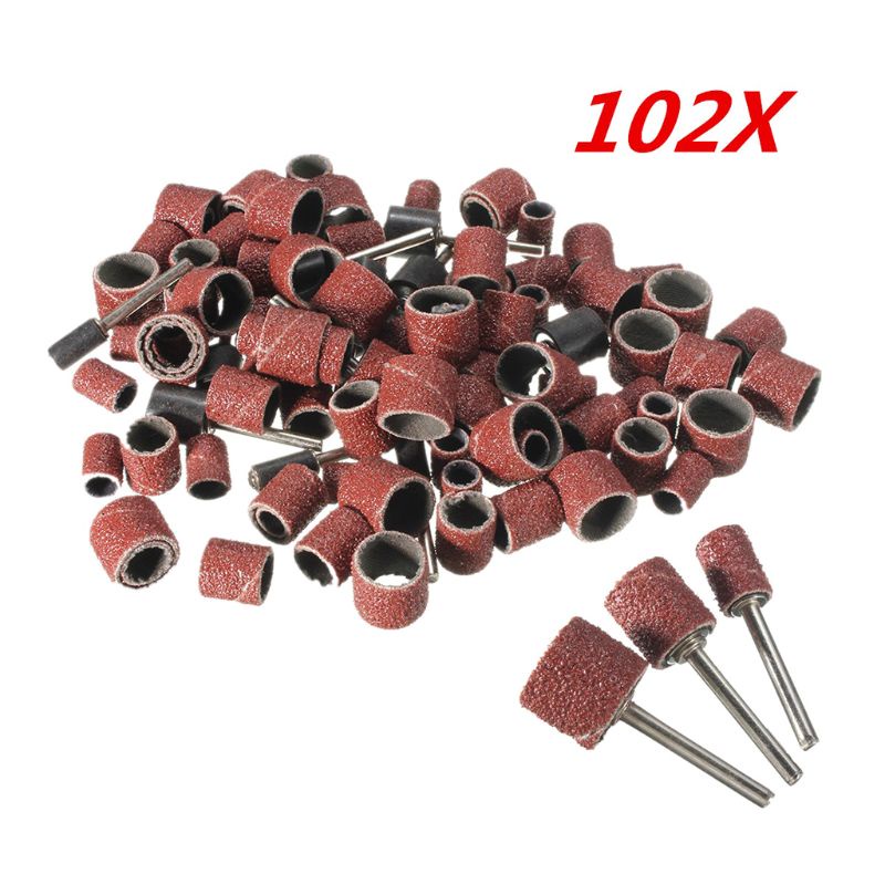 Bộ 102 Tấm Mài Nhám 120 Kèm 1/2 3/8 1/4 Inch