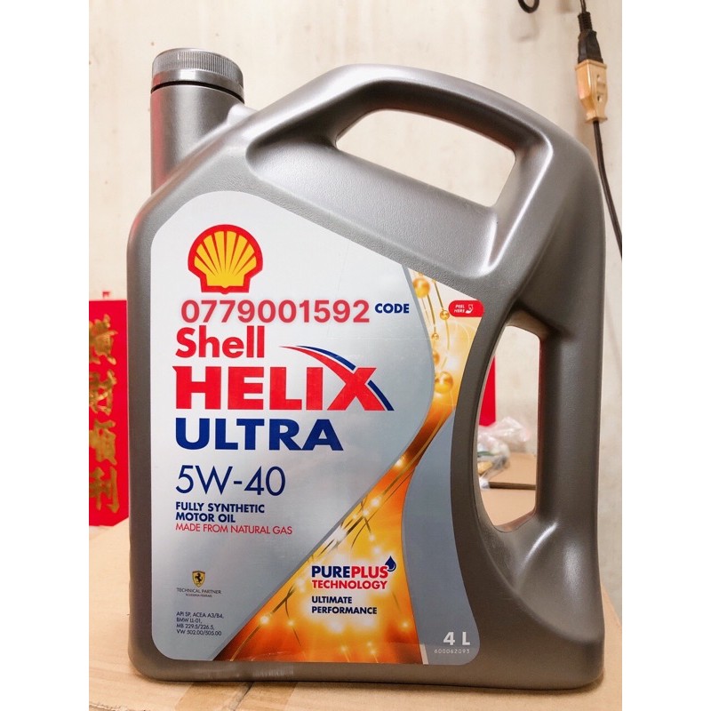 Nhớt Shell Helix Ultra 5W40 4L | Shopee Việt Nam