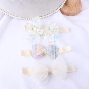 3 Cái/bộ Băng Đô Bé Gái Sơ Sinh Headband Turban-168-SPPL