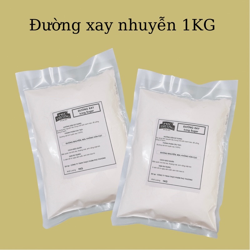 Đường xay nhuyễn không vón cục 500gr - 1kg