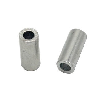 JOYFULLIFE 100 Cái / lốc Dây Câu Ống Di Động Tròn Nhôm Chất Lượng Cao Uốn Tay