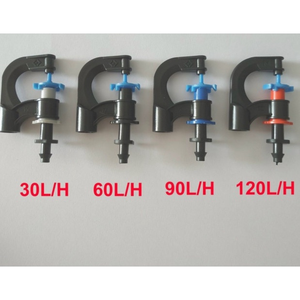 50 Bộ Béc phun mưa G5 chống côn trùng, béc tưới cây, tưới rau....( màu sắc béc tùy lô hàng ở kho)