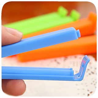 Set 10 kẹp miệng túi thức ăn bằng nhựa chống ẩm cỡ 11cm tiện lợi