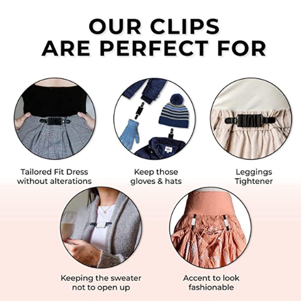 NKSFX Kẹp Phụ Kiện Thời Trang Đầm Lưng Cinch Cho Nữ Trẻ Em, Kẹp Khăn Choàng