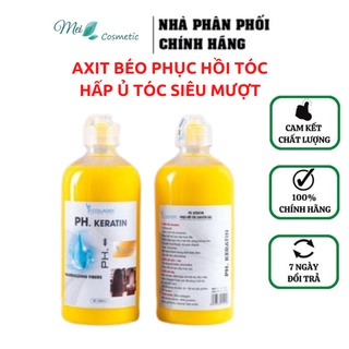 Kem ủ xả tóc Axit béo phục hồi tóc chuyên sâu PH Keratin V76 Collagen Italy 500ml