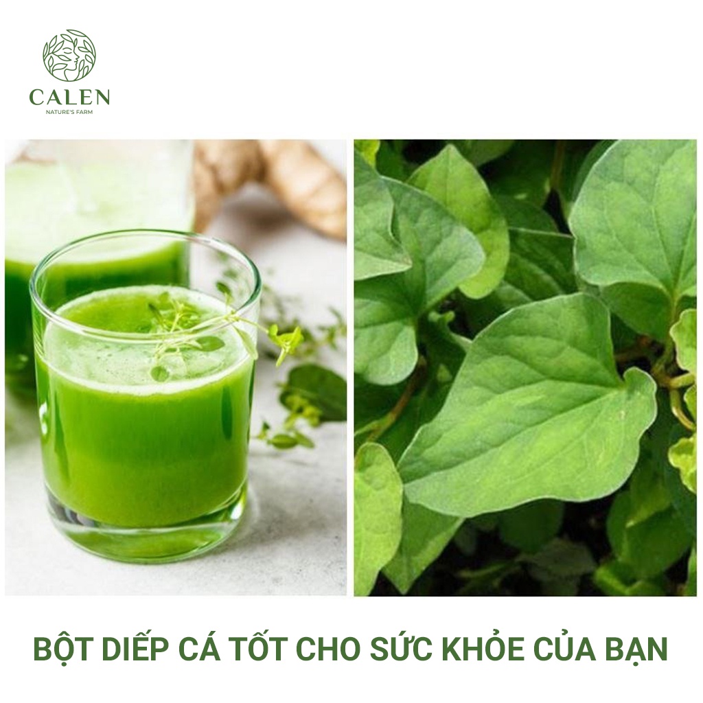 Bột diếp cá Calen ngăn ngừa mụn cám , giảm táo bón thanh nhiệt giảm nóng trong Calen Herb Powder