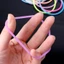 GODD 10 Miếng Bộ Đêm Dạ Quang Vòng Tay DIY Cao Su Silicon Dây Đeo Tay Băng Đô Quấn Tóc Phát Sáng Dây Buộc Tóc Cho Đảng Ủng Hộ Adul