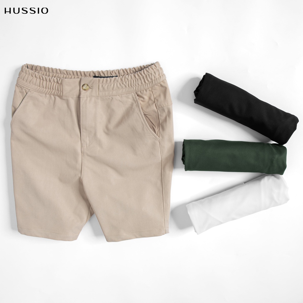 Quần Short nam CASUAL vải Kaki nhung cao cấp, trẻ trung, lịch lãm, chuẩn form - HUSSIO
