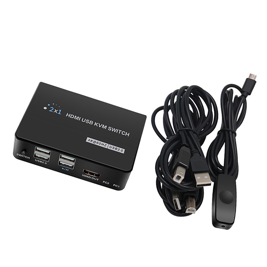 [Lzdjhyke1] Kết nối bàn phím & chuột hỗ trợ chuyển đổi KVM và 4K @ 60Hz USB 2.0