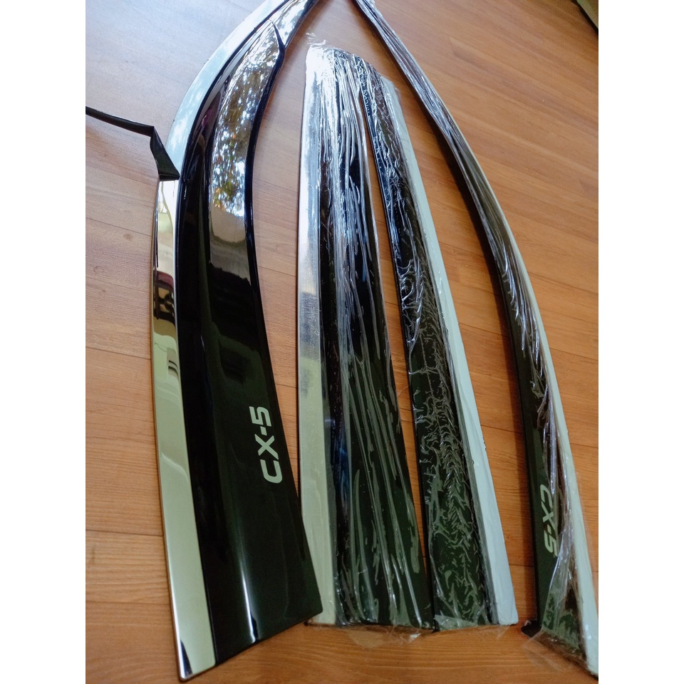 Vè che mưa xe Mazda CX5, CX-5 đời 2018- 2024, 2025 chỉ Inox cao cấp nhất thị trường