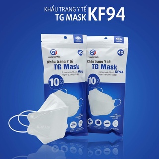 HOT Thùng 300 CHIẾC KHẨU TRANG YTẾ KHÁNG KHUẨN 4D TG MASK KF94 - facemark hight quality